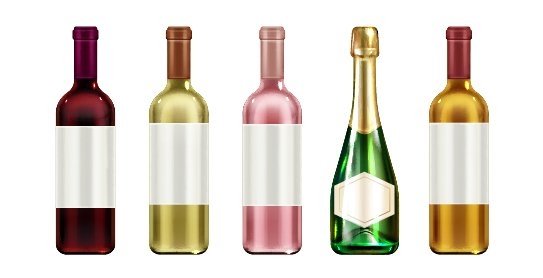 Wine bottles