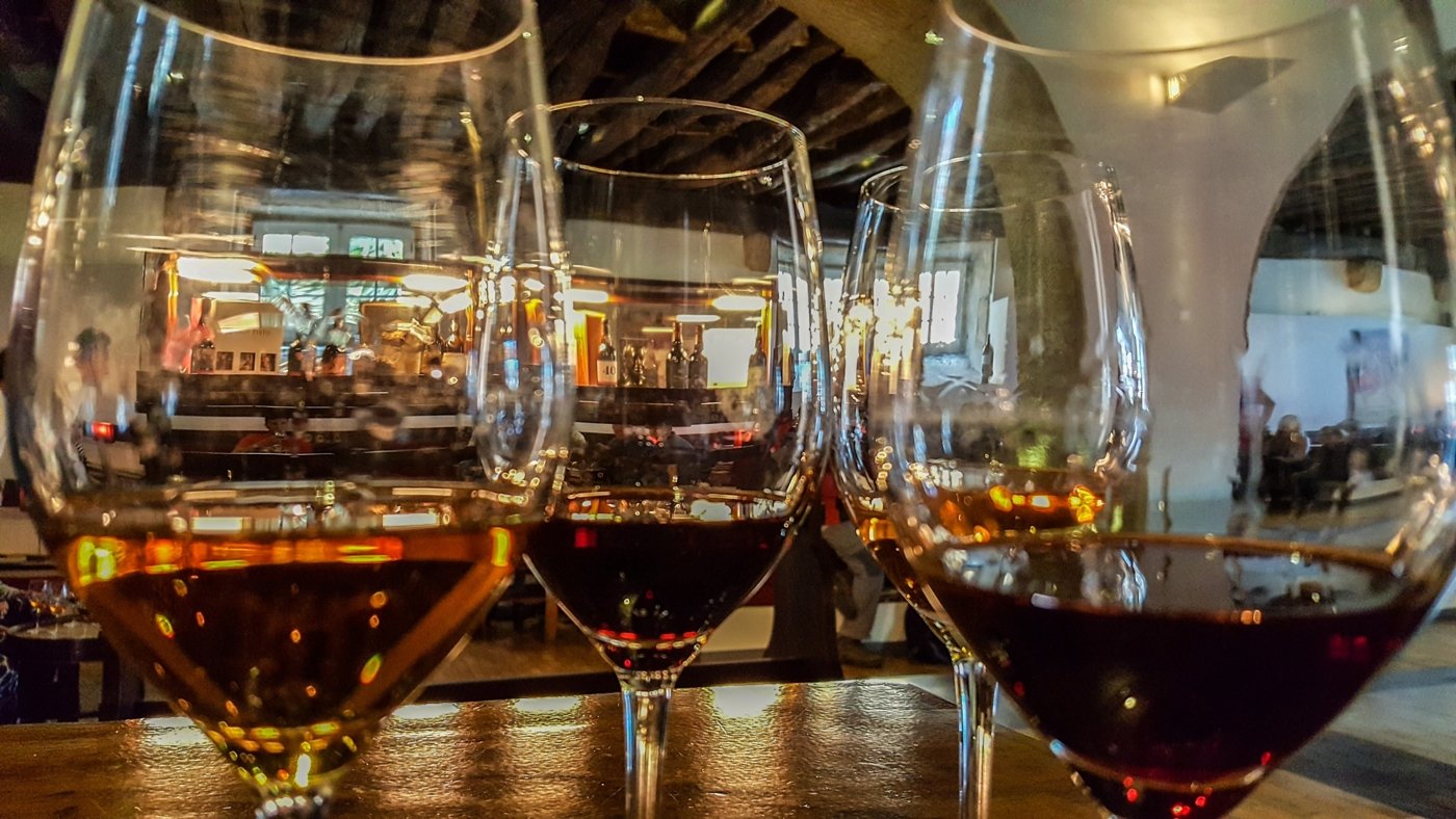 Exquisite port wine tasting
