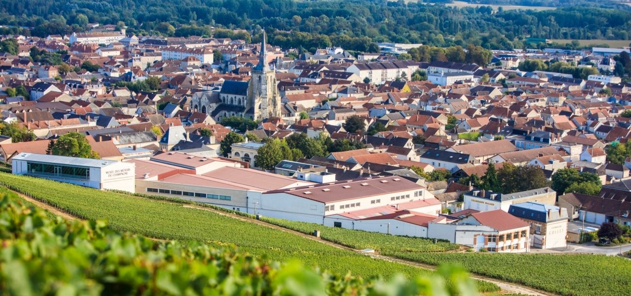 View from Cite du Champagne