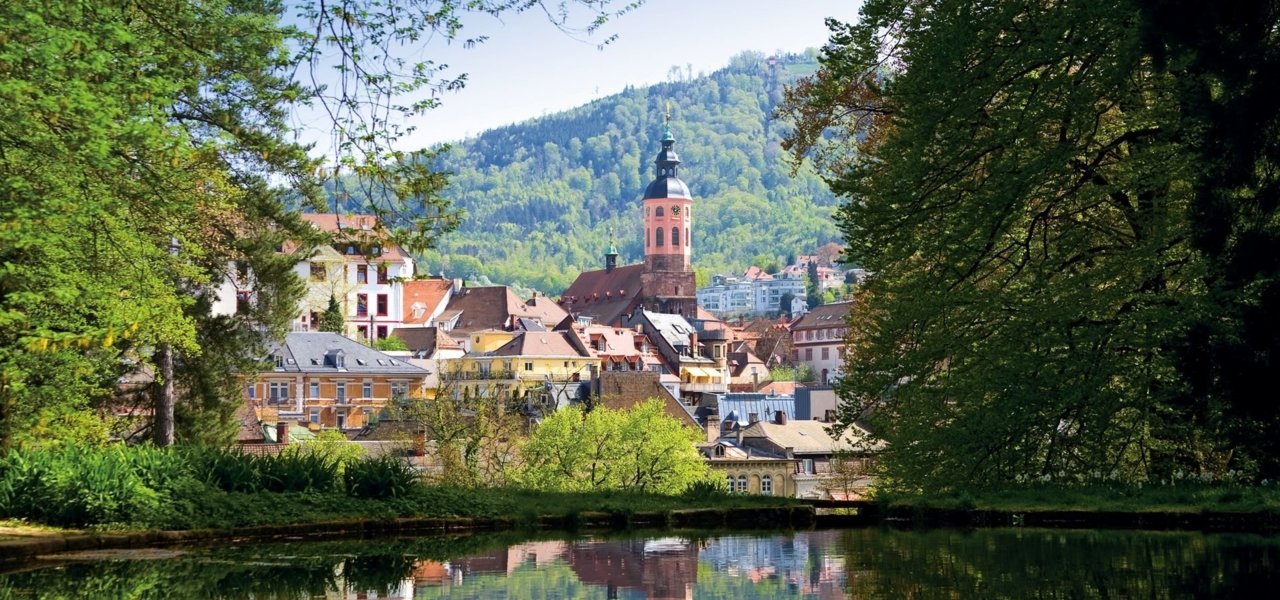 Baden-Baden view from a parc